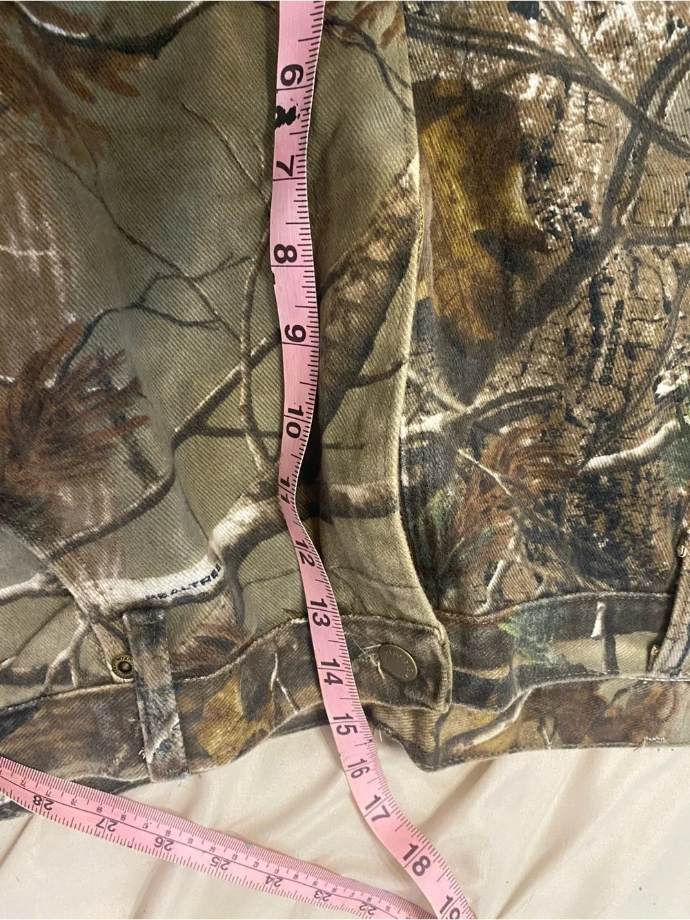 VTG Gorpcore Wrangler Double Knee Camo Jeans + Liberty Pocket Tee Set (42x30)